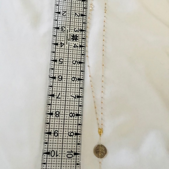Real 18K Gold Rosary Necklace - Picture 4 of 5